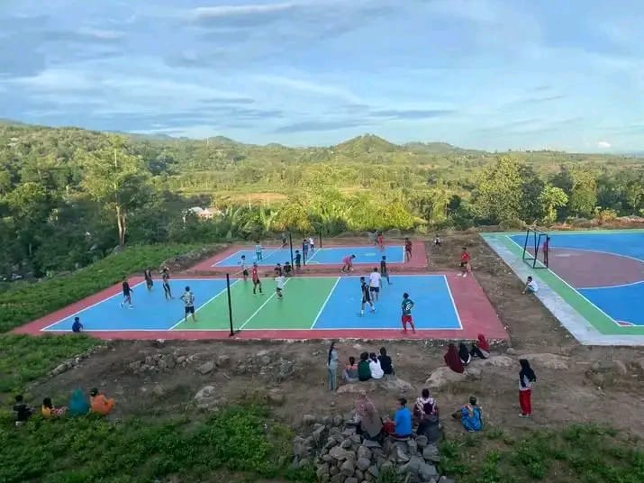 Aktifitas Warga Desa Bonto Rannu Sore Hari